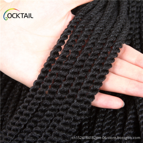 senegalese crochet twist braid hair 12 18 24 inch synthetic hair for braiding